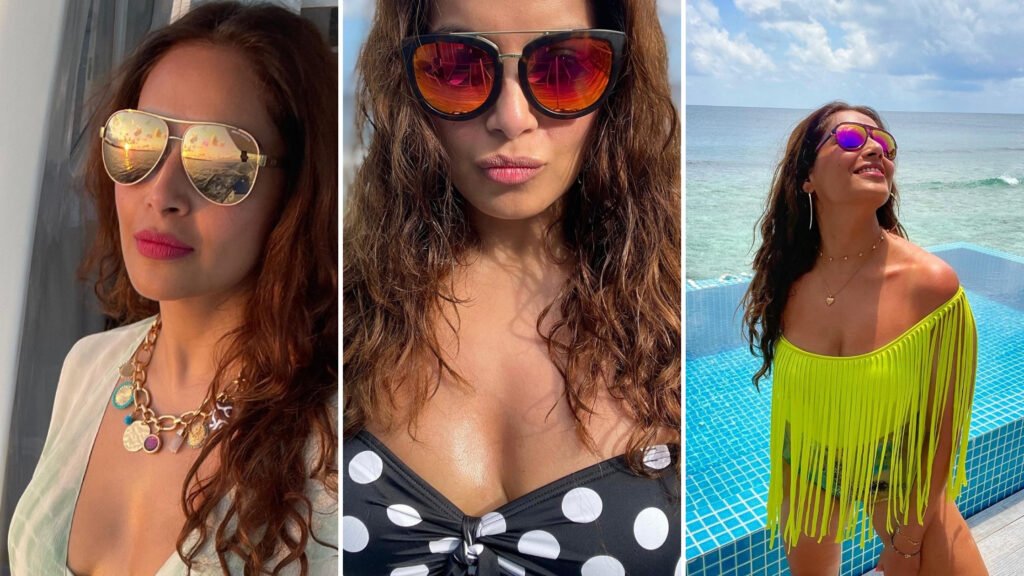 Bipasha Basu's Latest From Maldives - Neon Bikini
