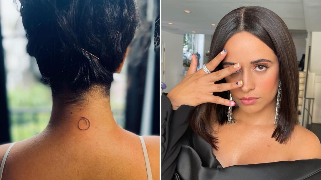Camila Cabello Neck Tattoo And Meaning