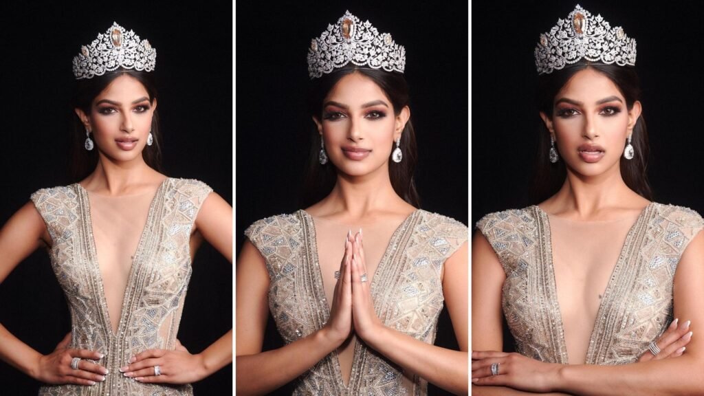 Harnaaz Sandhu of Chandigarh, India, is crowned Miss Universe 2021