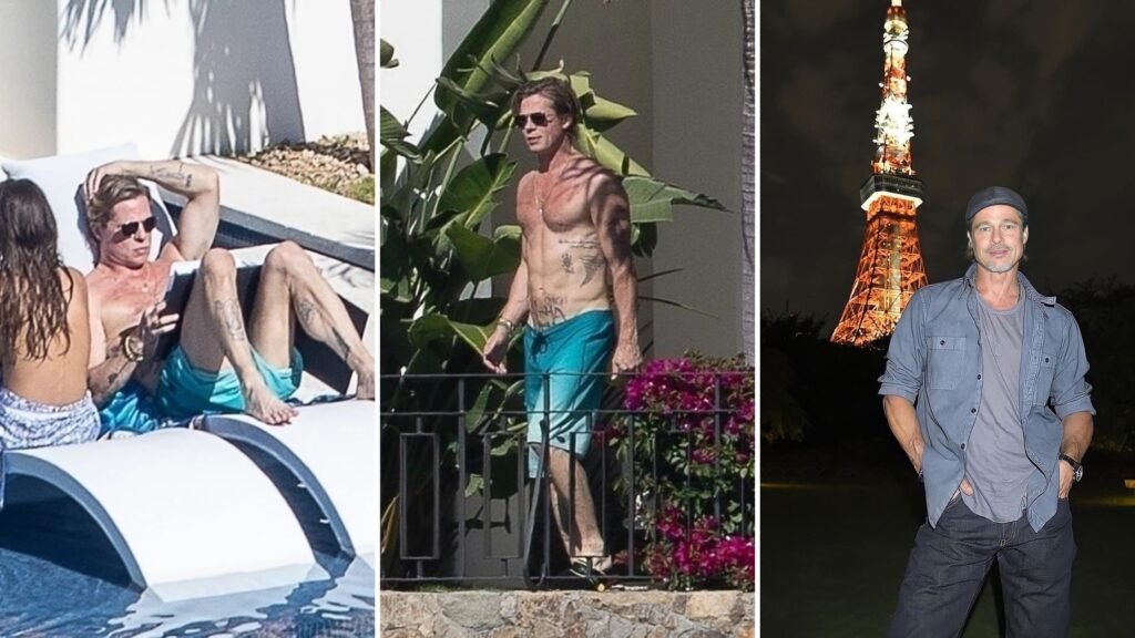 Brad Pitt and Girlfriend Ines de Ramon Enjoy Sun-Soaked Vacation in Cabo