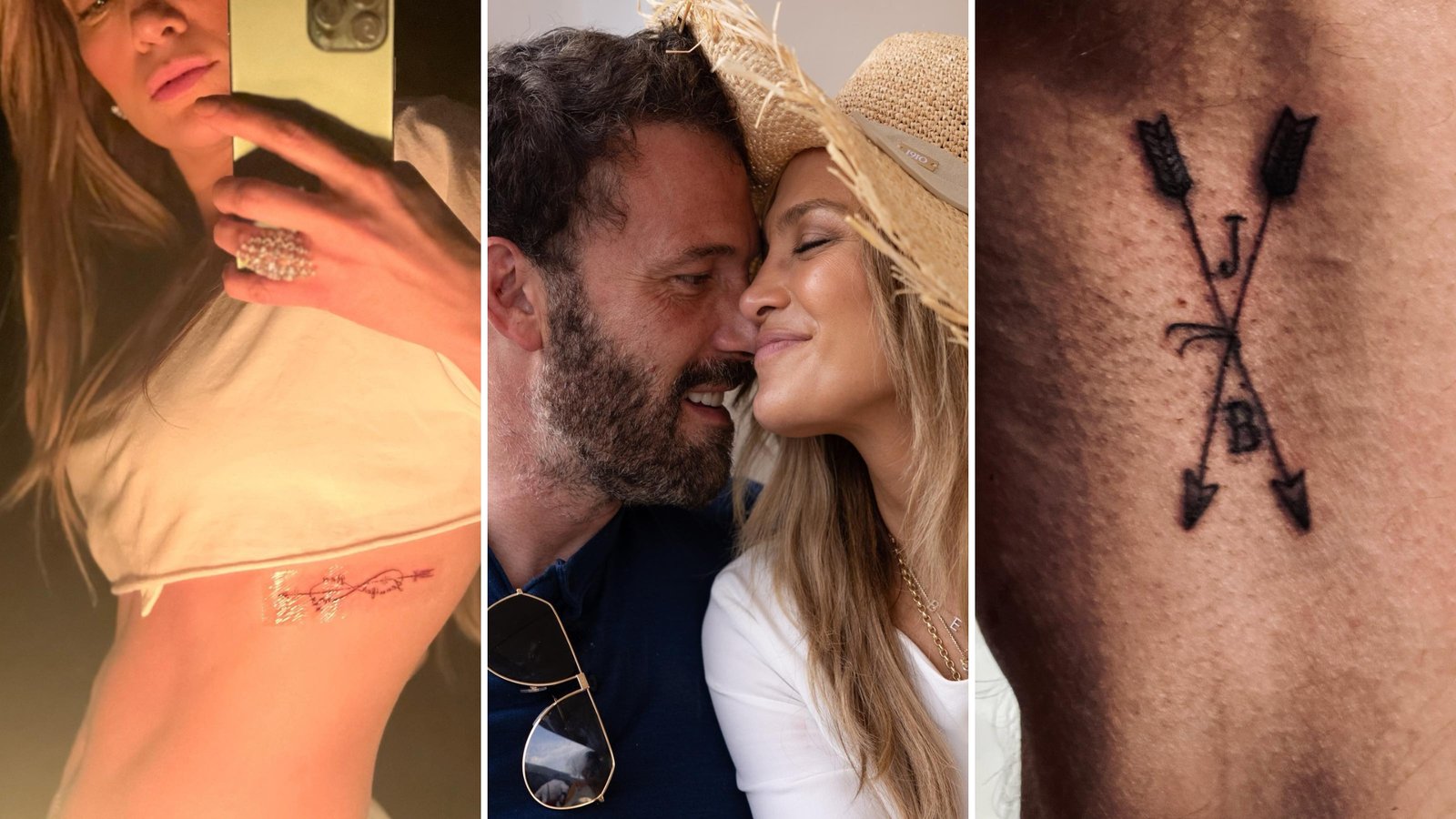 Jennifer Lopez and Ben Affleck Celebrate Valentine's Day with Matching Tattoos