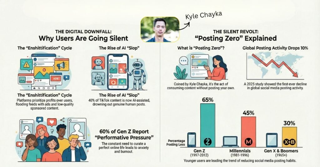 Kyle Chayka's Posting Zero Social Media's Silent Revolt