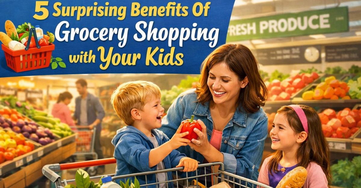 5 Surprising Benefits Of Grocery Shopping With Your Kids